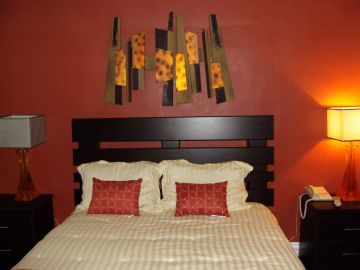 The bed of one of our suites